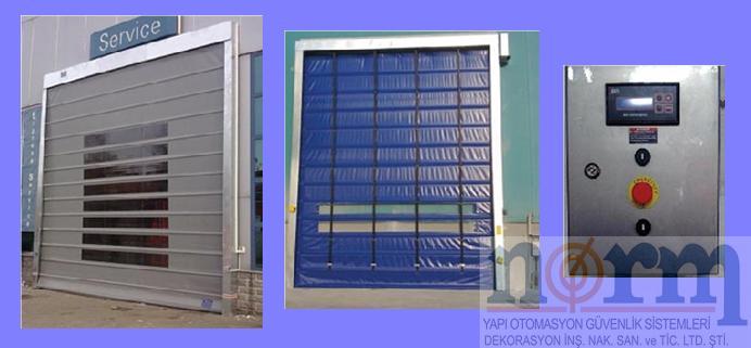 Yüksek Hızlı PVC Kapı